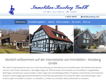 Tablet Screenshot of kassberg-immobilien.de